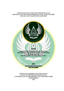 Strategi BAZNAS Kabupaten Kebumen dalam Meningkatkan Kesadaran Berzakat